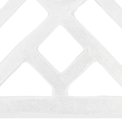 vidaXL Stalak za suncobran bijeli 44 x 44 x 31 cm od lijevanog željeza