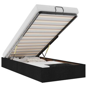 vidaXL Otomanski okvir kreveta bez madraca crni 80x200 cm od tkanine