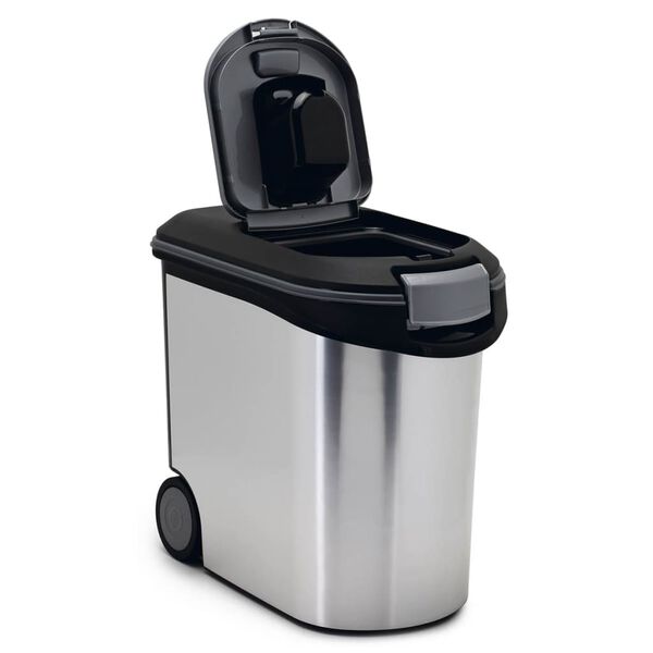 Curver spremnik za hranu za kućne ljubimce 12 kg 35 L srebrni 794073