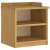 vidaXL Klupa za predsoblje SANDNES 45x40x50 cm od masivne borovine