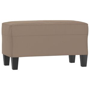 vidaXL Klupa smeđesiva 70 x 35 x 41 cm od mikrovlakana