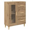 vidaXL Highboard Umjetnički hrast 69,5 x 34 x 180 cm Konstruirano drvo