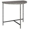 vidaXL Vrtni stol sivi 80 x 50 x 75 cm od poliratana