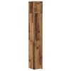 vidaXL Ormarić za pohranu 3 pcs Staro drvo 30 x 42,5 x 225 cm