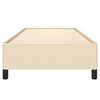 vidaXL Okvir za krevet bez madraca krem 90x200cm od tkanine