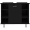 vidaXL Kupaonski ormarić crni 60 x 32 x 53,5 cm od konstruiranog drva