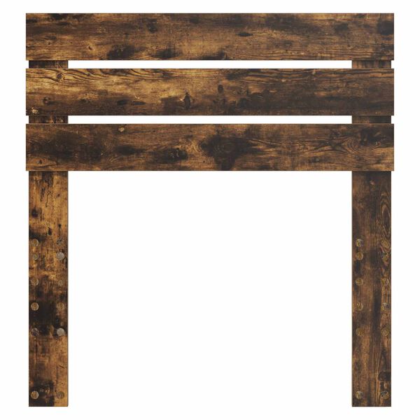 vidaXL Uzglavlje s uzglavljem Dimljeni hrast 75 cm Konstruirano drvo