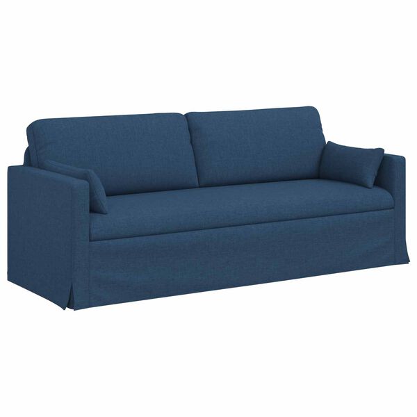 vidaXL Sofa Plava 198 x 78 x 80 cm tkanina