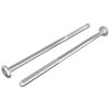 vidaXL Namje&scaron;tajni vijci 2 pcs Srebrno M6 x 120 mm Čelik