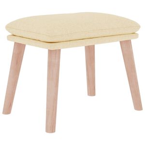vidaXL Tabure krem 45 x 29,5 x 35 cm od tkanine