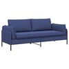vidaXL Sofa za 3 osobe Policijska plava 222 x 81 x 89 cm Bar&scaron;un