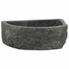 vidaXL Umivaonik za zid Nepravilan Siva 45 x 35 x 15 cm River Stone