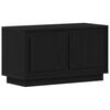 vidaXL TV ormar 80 x 35 x 45 cm Crni hrast Konstruirano drvo