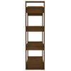 vidaXL Ormarić za knjige / pregrada boja meda 80x35x125 cm drveni
