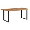 vidaXL Blagovaonski stol od masivnog drva bagrema 180 x 90 x 76 cm