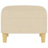 vidaXL Tabure krem 60 x 50 x 41 cm od tkanine