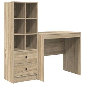 vidaXL Stol Sonoma hrast 125,5 x 50 x 127 cm 2 kom.