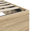 vidaXL Otomanski krevet s pohranom Sonoma hrast 203 x 120 x 25 cm