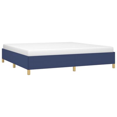 vidaXL Okvir za krevet plavi 200x200 cm od tkanine