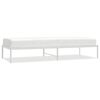 vidaXL Metalni okvir za krevet bijeli 80x200 cm