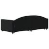 vidaXL Dnevni krevet na razvlačenje crni 90 x 190 cm bar&scaron;unasti