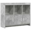 vidaXL Kreveta Betonska siva 98,5 x 33 x 80 cm Konstruirano drvo