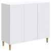 vidaXL Kreveta Bijela 89 x 34,5 x 80 cm Konstruirano drvo