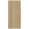 vidaXL Komoda boja hrasta sonome 102 x 33 x 75 cm konstruirano drvo