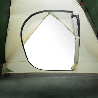 vidaXL Kupolasti šator za kampiranje za 6 osoba zeleni vodootporni