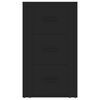 vidaXL Komoda crna 40 x 33 x 70 cm od konstruiranog drva