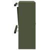 vidaXL poštanski sandučić Maslinovo zelena 30 x 23 x 55 cm Čelik