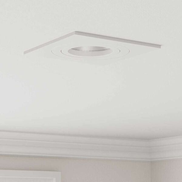 vidaXL Reflektor 12 pcs Bijelo 9 x 9 x 2 cm Aluminij