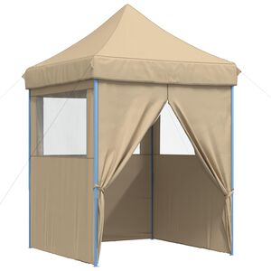 vidaXL &Scaron;ator za zabave 200 x 200 x 306 cm Bež Oxford tkanina
