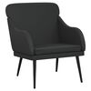 vidaXL Fotelja crna 63 x 76 x 80 cm od umjetne kože