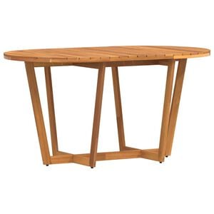 vidaXL Vrtni blagovaonski stol ovalni 150x90x75 cm masivno drvo akacije
