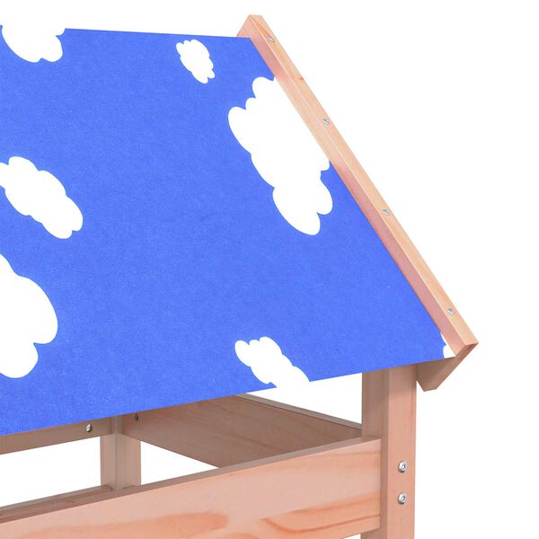 vidaXL Igraći Toranj Smeđa 85 x 52,5 x 239 cm Solidno Douglas Drvo