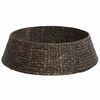 vidaXL Ogrlica za božićno drvce Kružni Crna 105 x 105 x 28 cm Zumbul