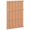vidaXL Vrtna vrata 100 x 150 cm WPC i aluminij Smeđa