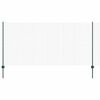 vidaXL Ograda s postovima Zelena 1,2 x 25 m Čelik i PVC