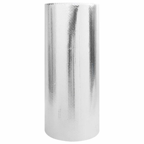 vidaXL Reflektor topline za radijator Srebrno 1 x 50 m Aluminij