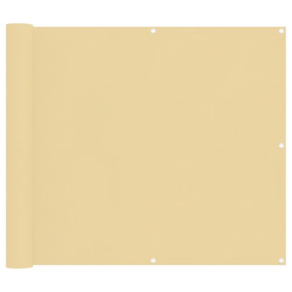 vidaXL Balcony ekran PU prekriveni oksford alu