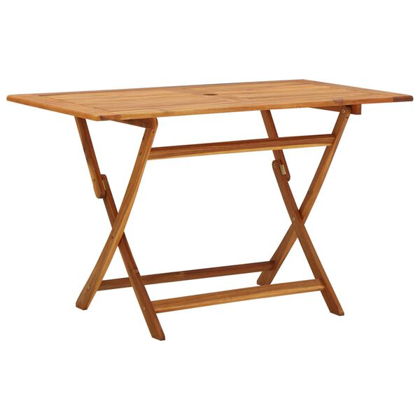 vidaXL 5-dijelni vrtni blagovaonski set od masivnog bagremovog drva