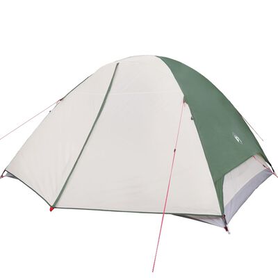 vidaXL Kupolasti šator za kampiranje za 6 osoba zeleni vodootporni