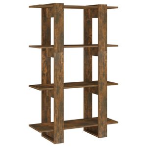 vidaXL Ormarić / sobna pregrada boja dimljenog hrasta 80x30x123,5 cm
