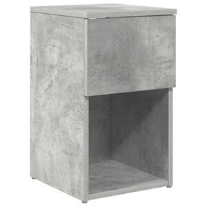 vidaXL Ormarić za krevet Betonska siva 29 x 31,5 x 49 cm