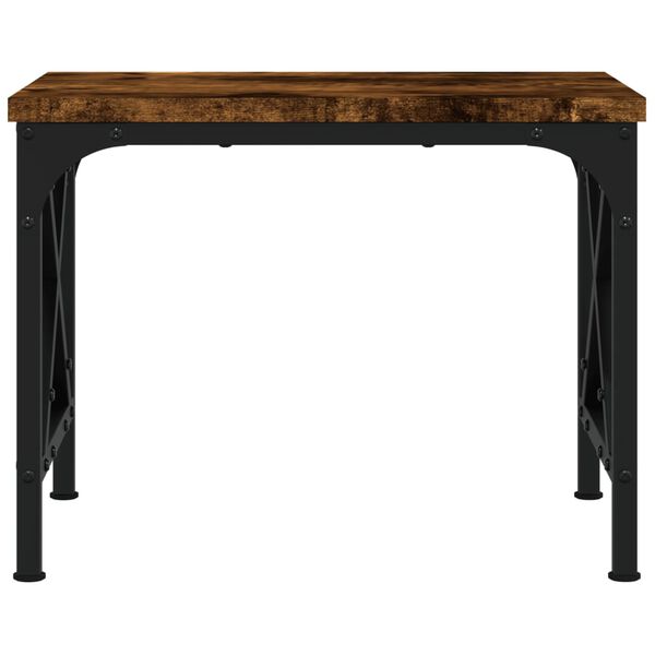 vidaXL Stalak za pisač boja hrasta 40 x 30 x 31 cm konstruirano drvo