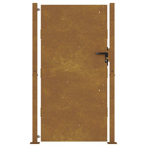 vidaXL Vrtna vrata 100x175 cm Corten čelik