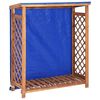 vidaXL Spremi&scaron;te za drva za ogrjev 105 x 38 x 115 cm bagremovo drvo
