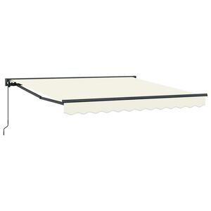 vidaXL Okvir tende Krem 300 x 250 cm Poliester s PU premazom