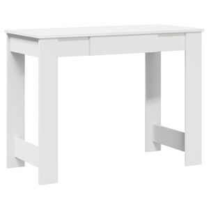 vidaXL Stol Bijeli 100x45x75 cm Konstruirano drvo